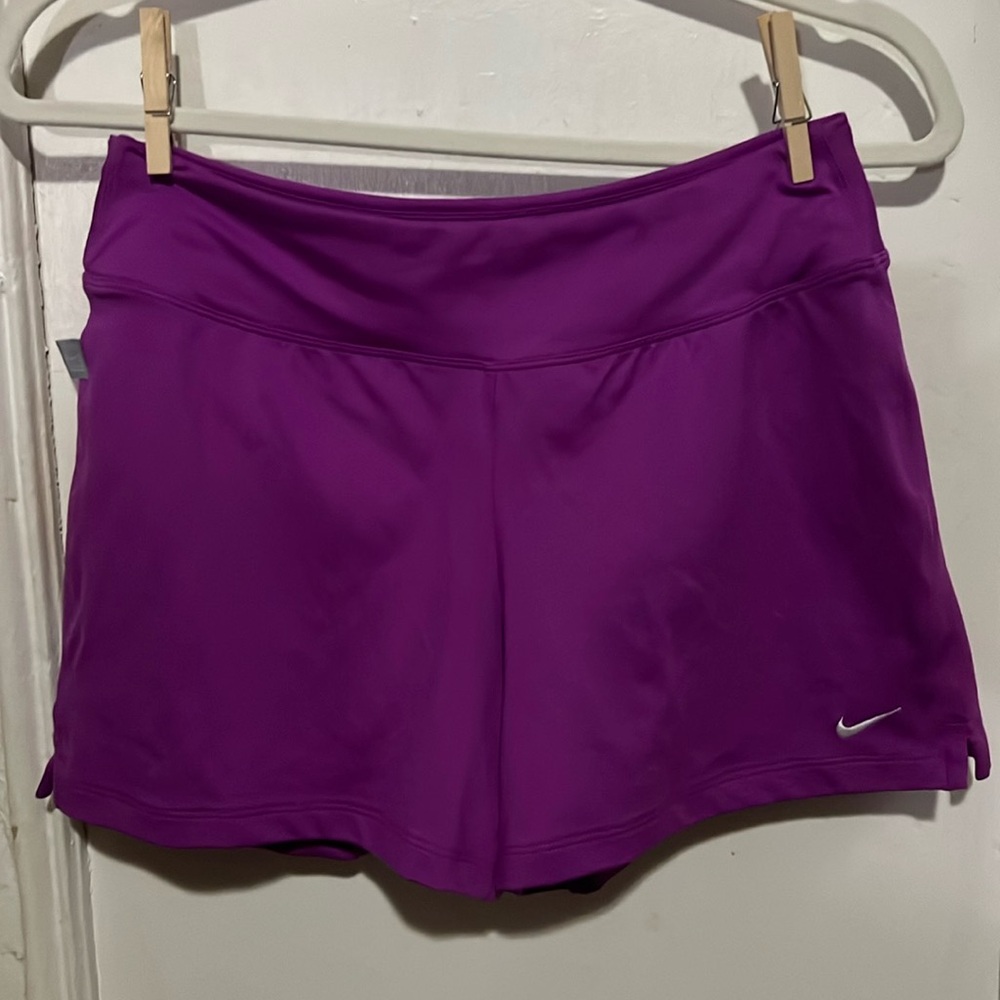 Vintage Nike active shorts purple spandex sport